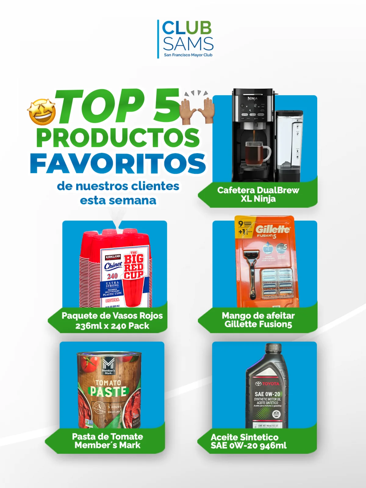 Club Sams · Diseño para redes